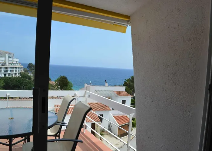 Carabela - Terraza Y Vistas Al Mar En Cala Salions Apartman